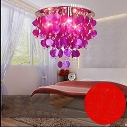 Carcasa de plafoniera din cristal cald