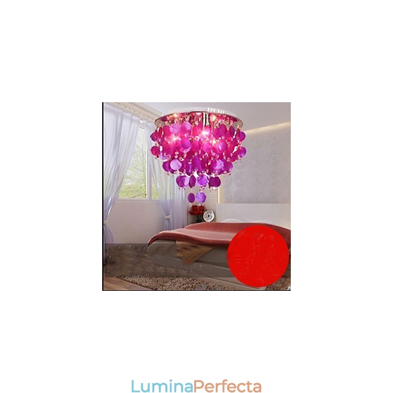Carcasa de plafoniera din cristal cald