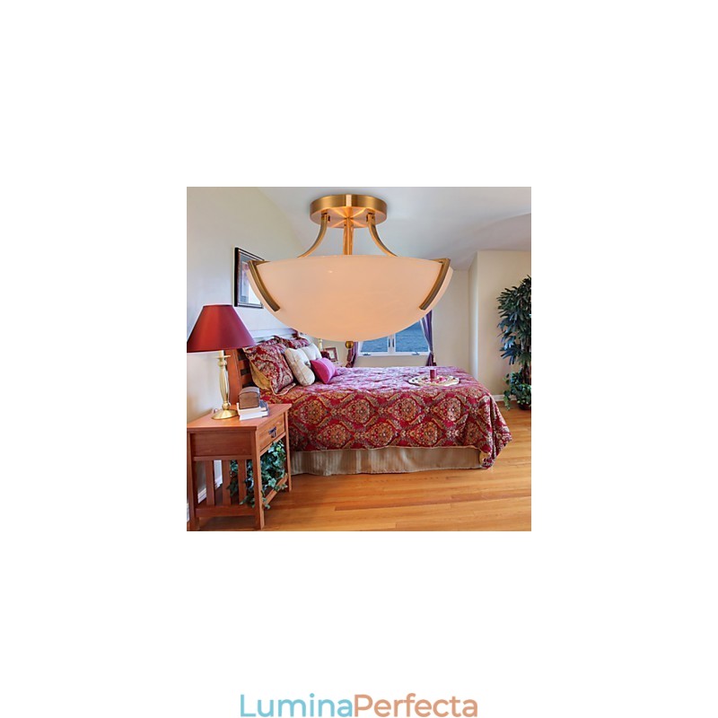 Lampă suspendată din metal cu pictură în stil rustic rustic Lodge