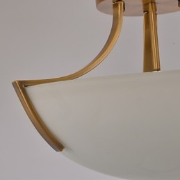 Lampă suspendată din metal cu pictură în stil rustic rustic Lodge