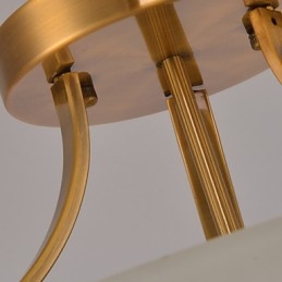 Lampă suspendată din metal cu pictură în stil rustic rustic Lodge