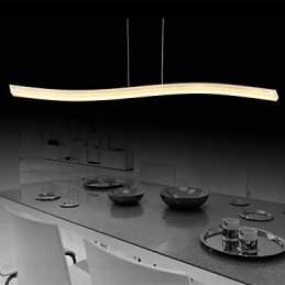 Lampă suspendată cromată modernă și contemporană
