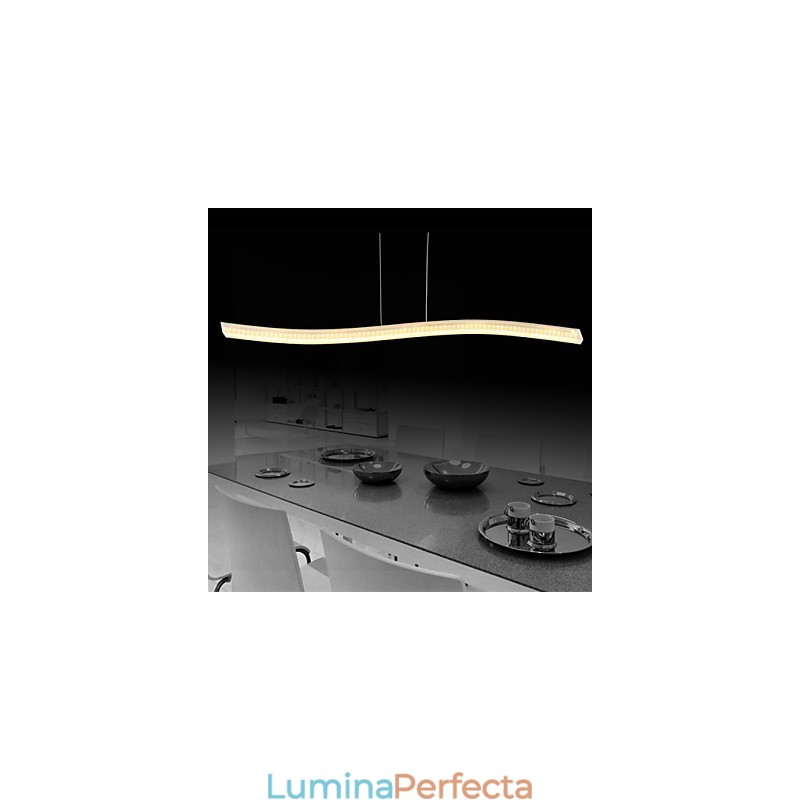 Lampă suspendată cromată modernă și contemporană