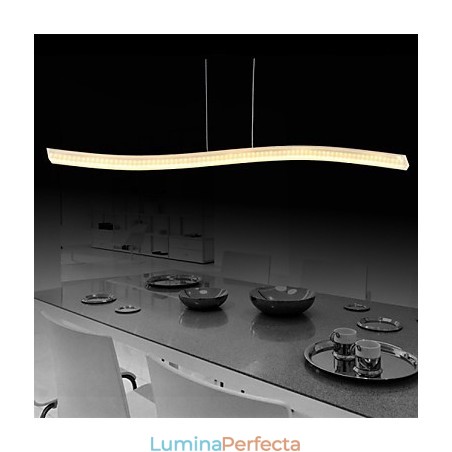 Lampă suspendată cromată modernă și contemporană Lampă suspendată cromată modernă și contemporană