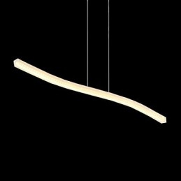 Lampă suspendată cromată modernă și contemporană