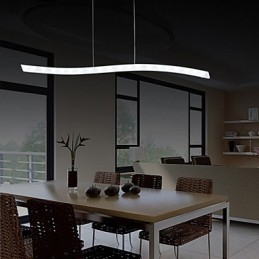 Lampă suspendată cromată modernă și contemporană