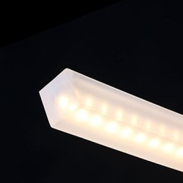 Lampă suspendată cromată modernă și contemporană