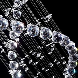 Modern Contemporan Tradițional Clasic Rustic Lodge Vintage Country Island Crystal Lampă suspendată din metal galvanizat