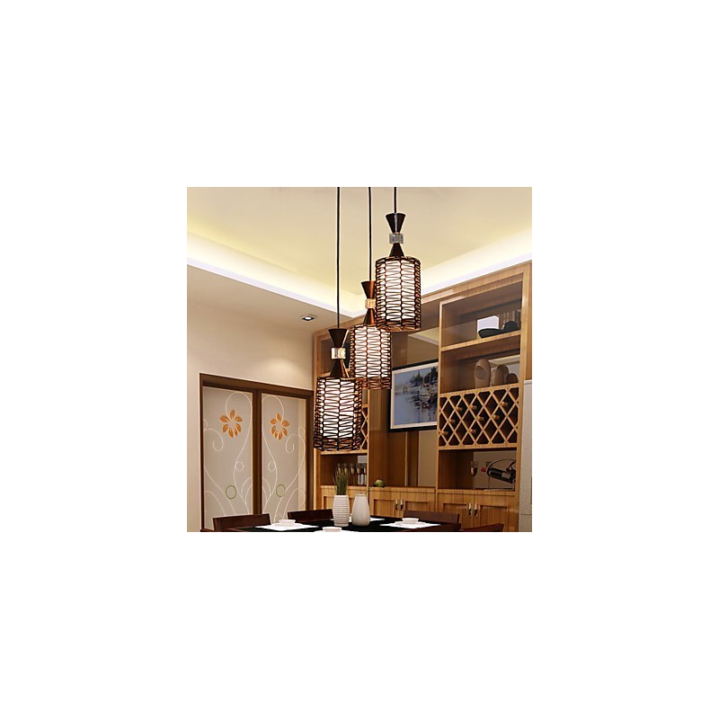Bastonul alcătuiește țesut manual Individualitate Arte creative Droplight Lampă