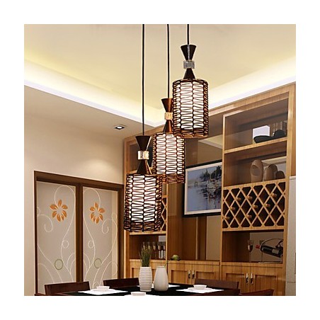 Bastonul alcătuiește țesut manual Individualitate Arte creative Droplight Lampă