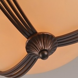 Rustic Lodge Vintage Mini Style Pictură Metal Pendant Lampă