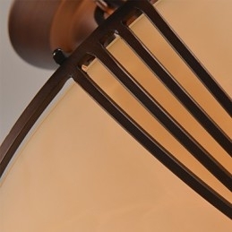 Rustic Lodge Vintage Mini Style Pictură Metal Pendant Lampă