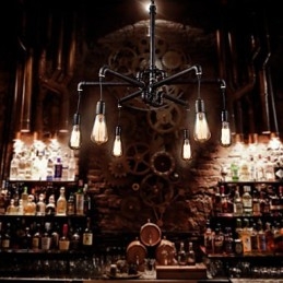 Plafoniera retro din metal Cafe