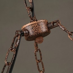 Lampă suspendată din metal cu tablou rustic vintage garaj