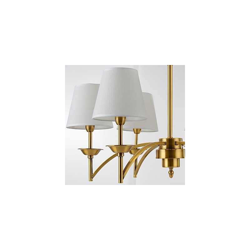 Familie de lumini suspendate cu design decorativ modern, alb pur, modern