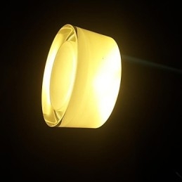 Lampă suspendată modernă, din metal cromat