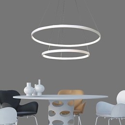 Lampă suspendată Design modern Două inele de înaltă calitate
