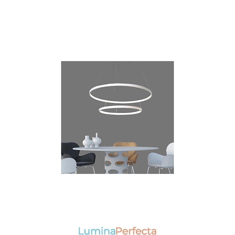 Lampă suspendată Design modern Două inele de înaltă calitate