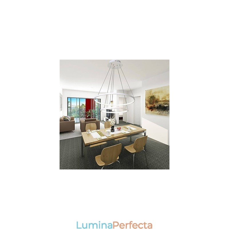 Lampă suspendată Design modern Două inele de înaltă calitate