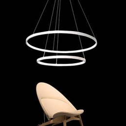 Lampă suspendată Design modern Două inele de înaltă calitate