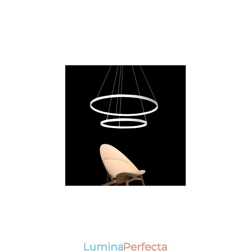 Lampă suspendată Design modern Două inele de înaltă calitate