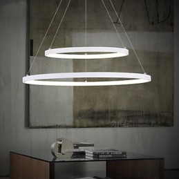 Lampă suspendată Design modern Două inele de înaltă calitate