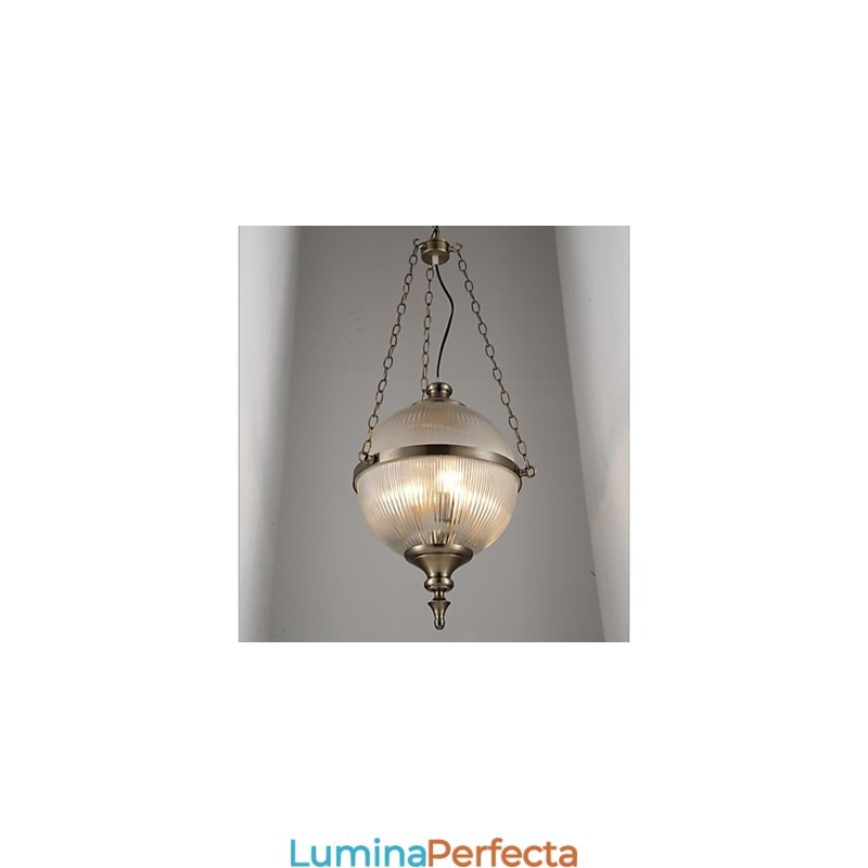 Fier Bronz Candelabru Sticlă