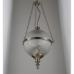 Fier Bronz Candelabru Sticlă