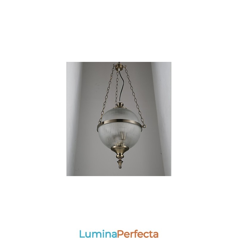 Fier Bronz Candelabru Sticlă