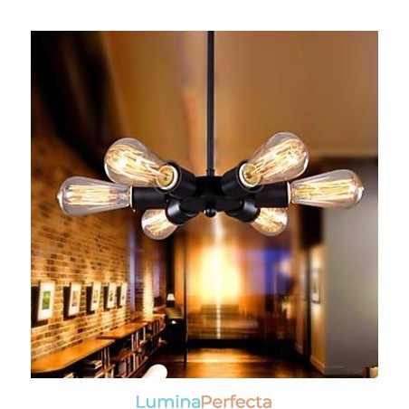American Country Industrial Wind Six Head Ferris Wheel Droplight American Country Industrial Wind Six Head Ferris Wheel Droplight