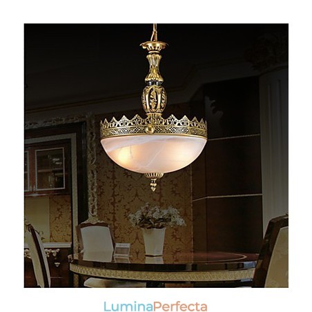 Lampă tradițională clasică, retro, metal, bronz din metal Lampă tradițională clasică, retro, metal, bronz din metal