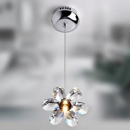 Lampă suspendată galvanizată în stil mini din cristal modern și contemporan