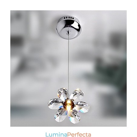 Lampă suspendată galvanizată în stil mini din cristal modern și contemporan Lampă suspendată galvanizată în stil mini din cristal modern și contemporan