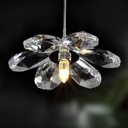 Lampă suspendată galvanizată în stil mini din cristal modern și contemporan