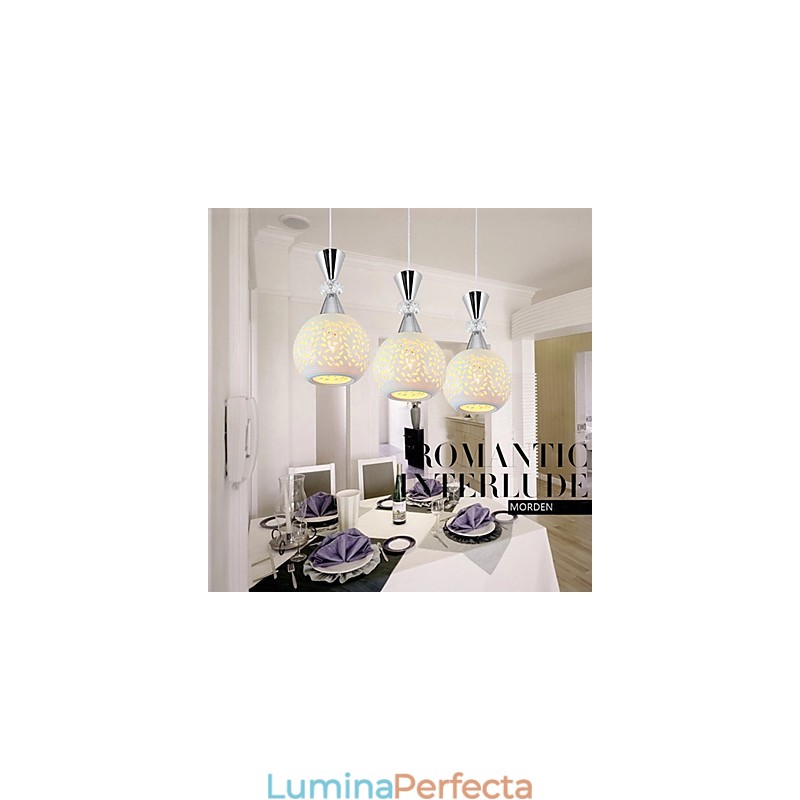 Lampă suspendată cu 3 capete Metal modern contemporan