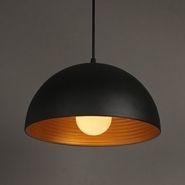Lampă creativă Coș de fum rotund Droplight Fier forjat Caracter Mese Candelabru Alb-negru