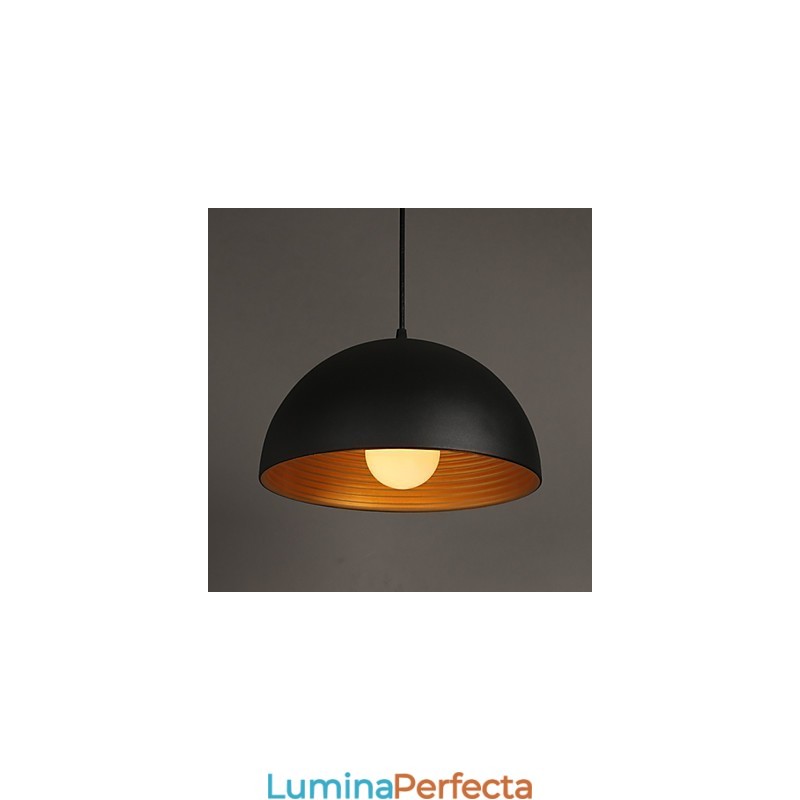 Lampă creativă Coș de fum rotund Droplight Fier forjat Caracter Mese Candelabru Alb-negru