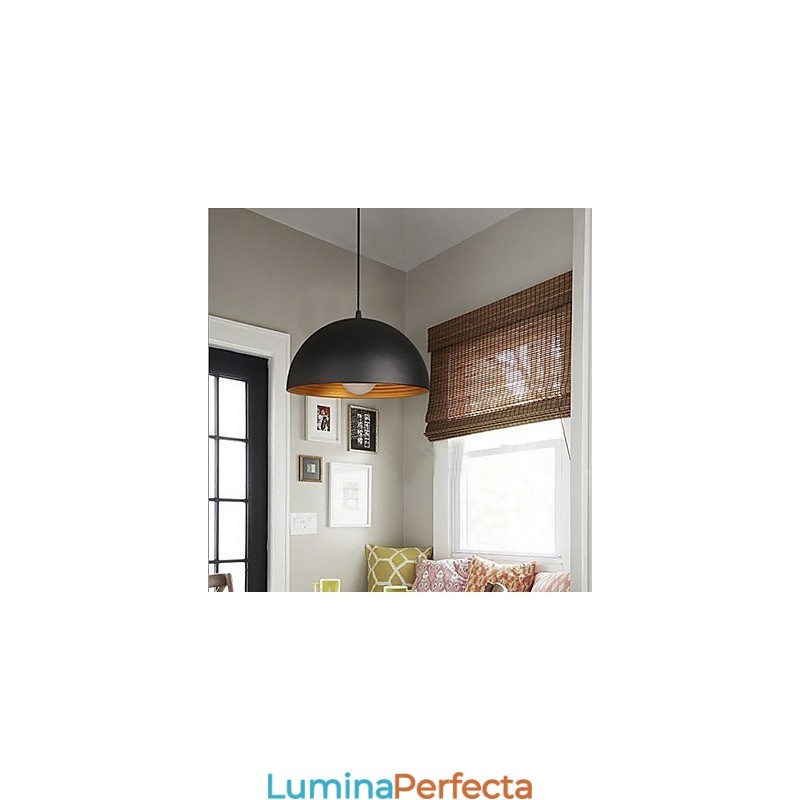 Lampă creativă Coș de fum rotund Droplight Fier forjat Caracter Mese Candelabru Alb-negru