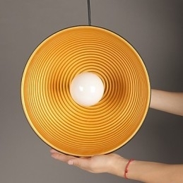 Lampă creativă Coș de fum rotund Droplight Fier forjat Caracter Mese Candelabru Alb-negru