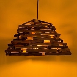 Plafoniere din lemn retro clasice Lămpi cu suspendare simple Lampă pendant cafenea