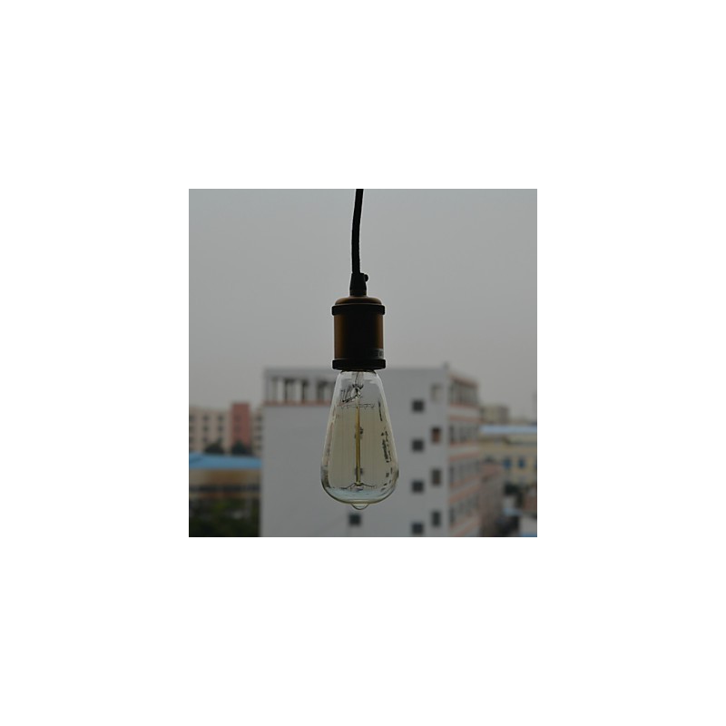 Lampă suspendată din metal cu pictură rurală