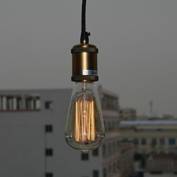 Lampă suspendată din metal cu pictură rurală