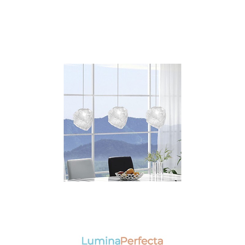 Artă Contemporană Și Contractată Sticlă Mese Neregulate Candelabru Ice Crystal Candelabru