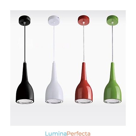 Lampă suspendată din metal, modernă, contemporană, pictură cu glob Lampă suspendată din metal, modernă, contemporană, pictură cu glob