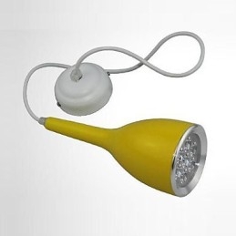Lampă suspendată din metal, modernă, contemporană, pictură cu glob