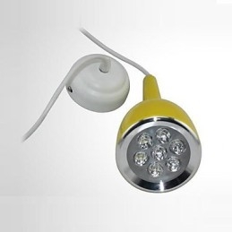 Lampă suspendată din metal, modernă, contemporană, pictură cu glob