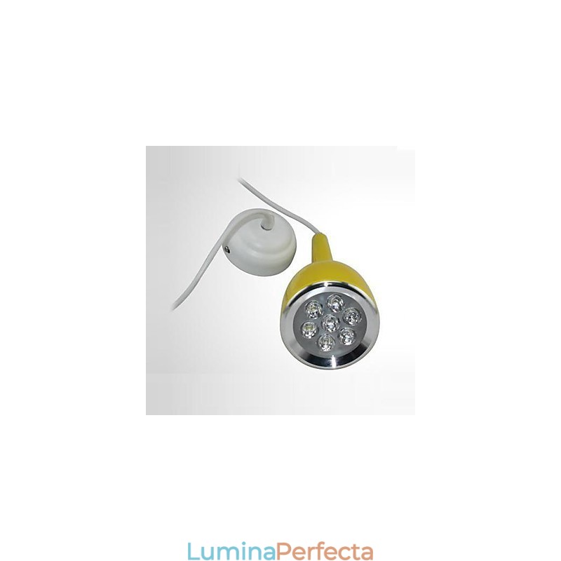 Lampă suspendată din metal, modernă, contemporană, pictură cu glob