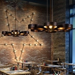 Plafoniere retro clasice din metal Lampe suspendate simple Lampă suspendată cafenea