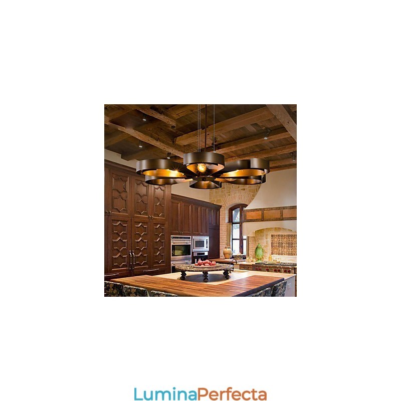 Plafoniere retro clasice din metal Lampe suspendate simple Lampă suspendată cafenea