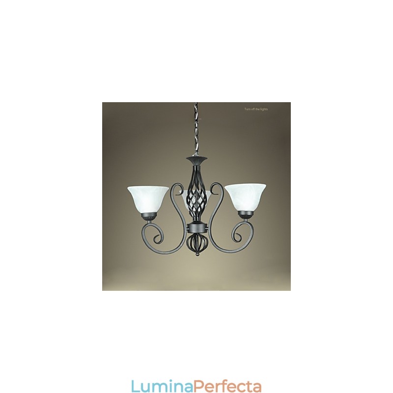 Jane Candelabru este contractat din fier forjat Lămpi decorative de iluminat în stil european creativ